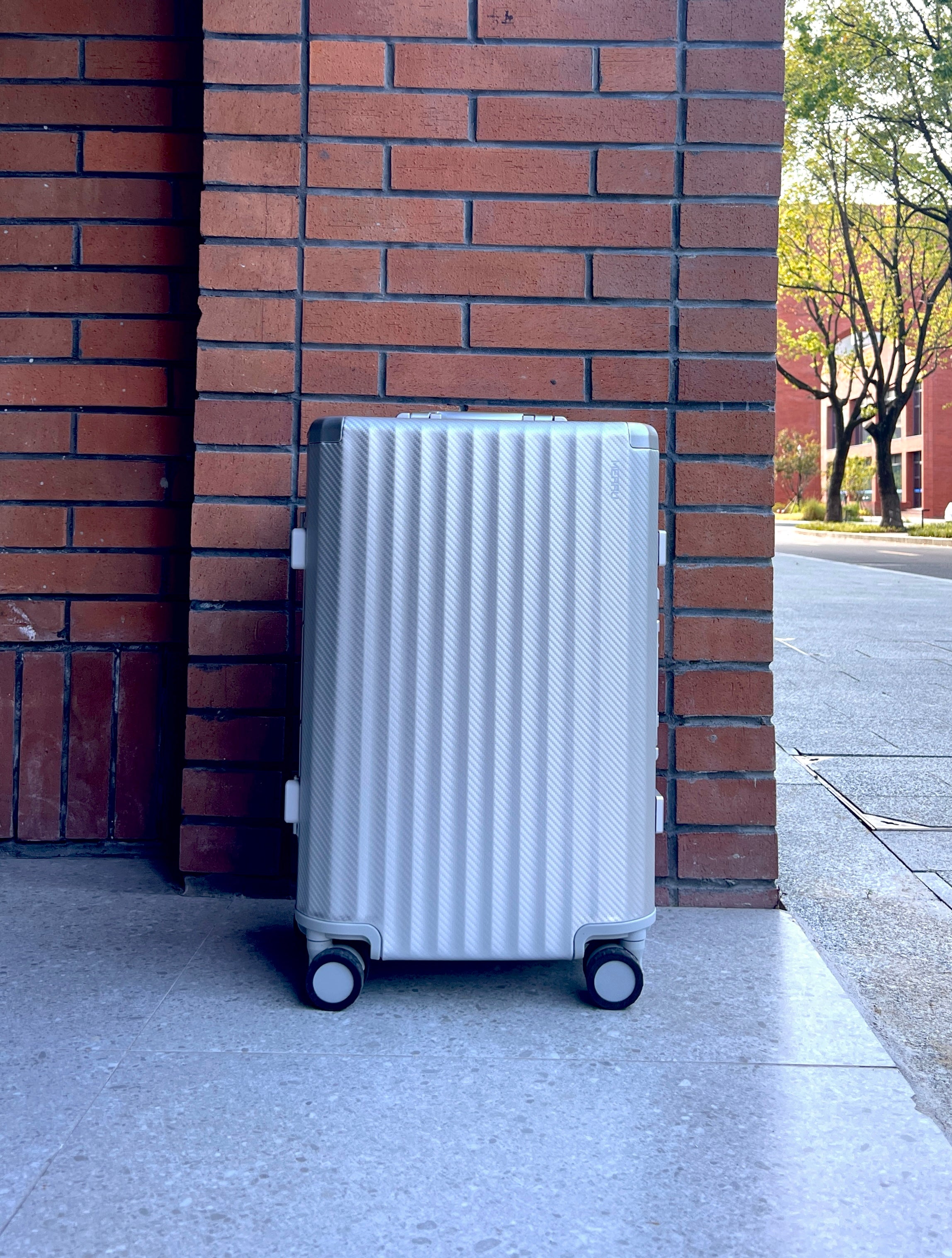 Frame Aluminum Suitcase Silver