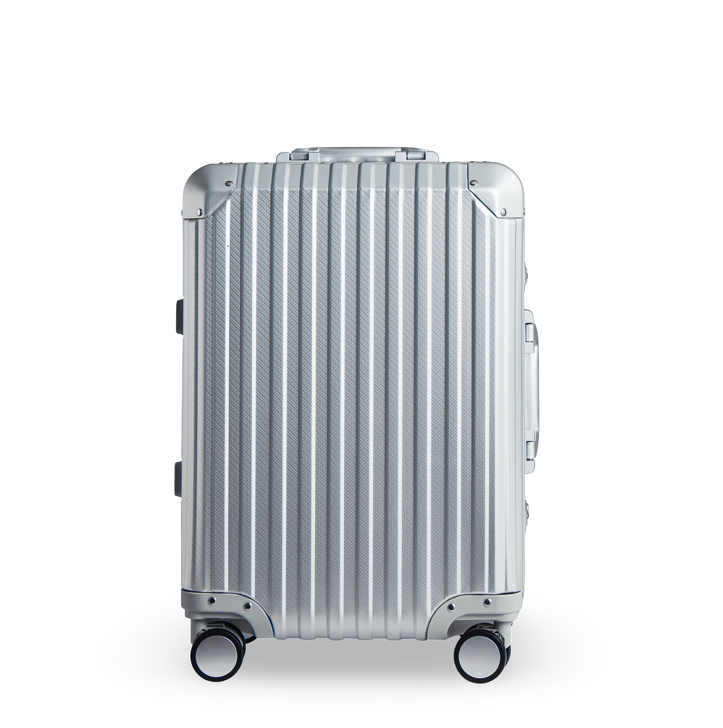 Rova Aluminum Suitcase Silver
