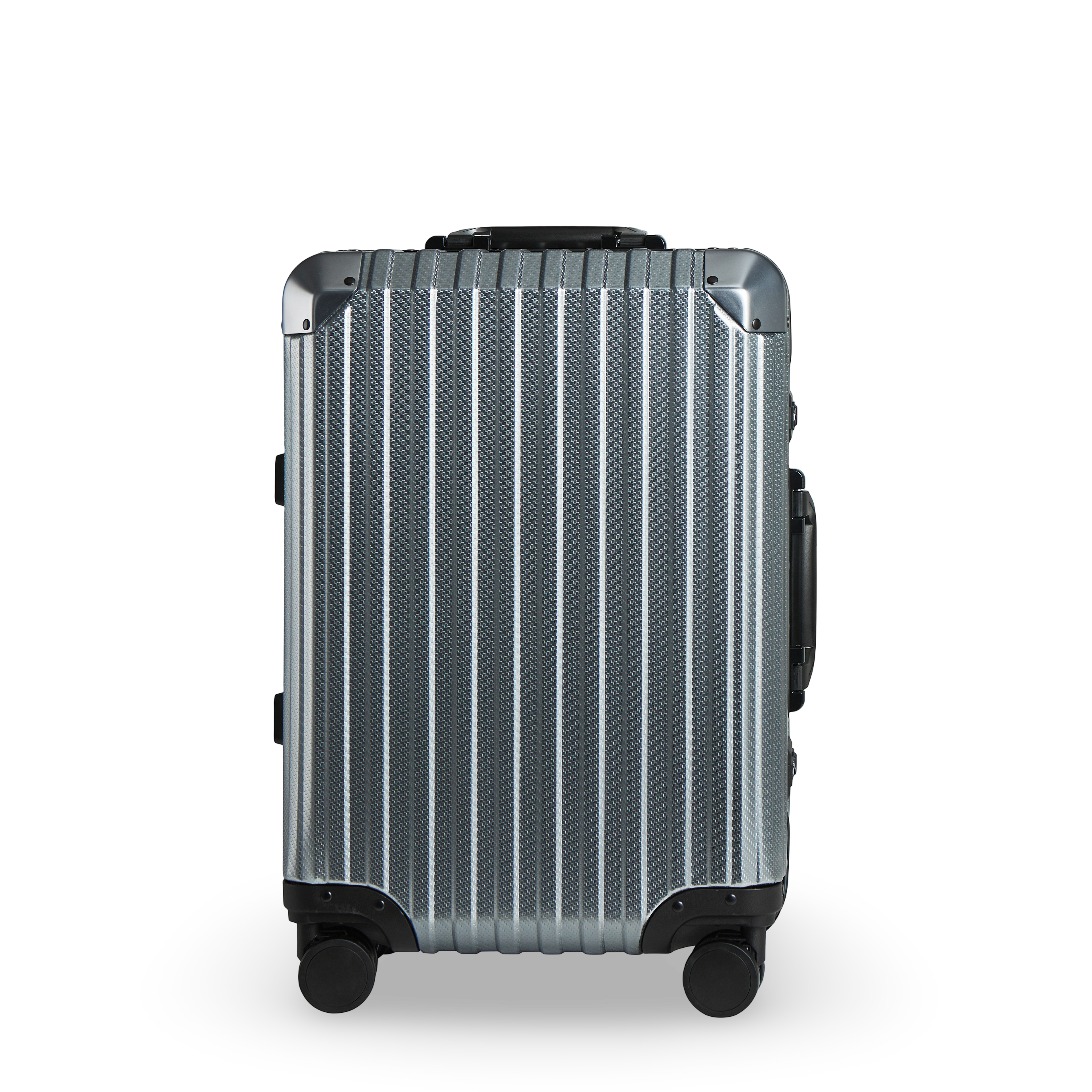 Rova Aluminum Suitcase Gunmetal