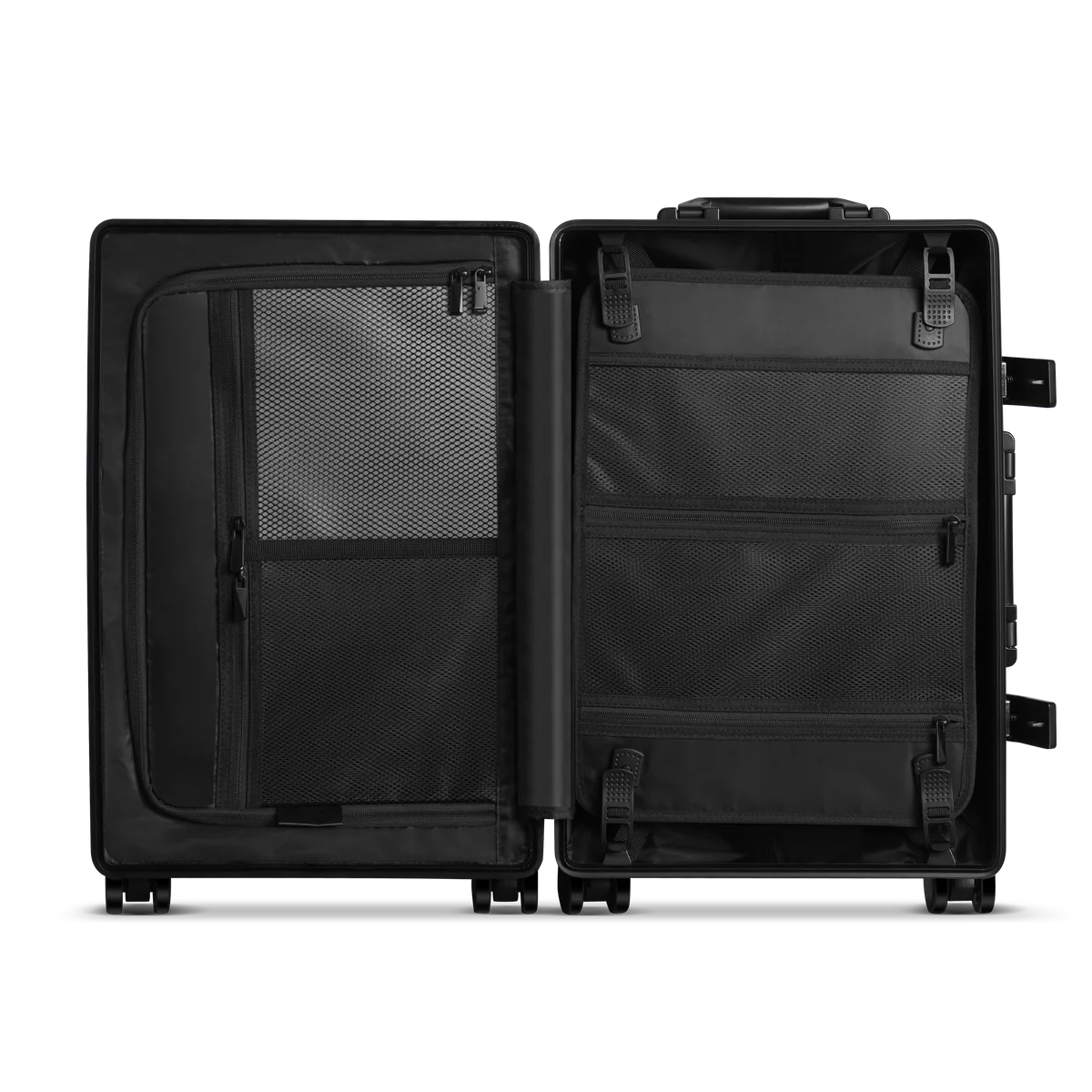 Frame Aluminum Suitcase Gunmetal MERRU