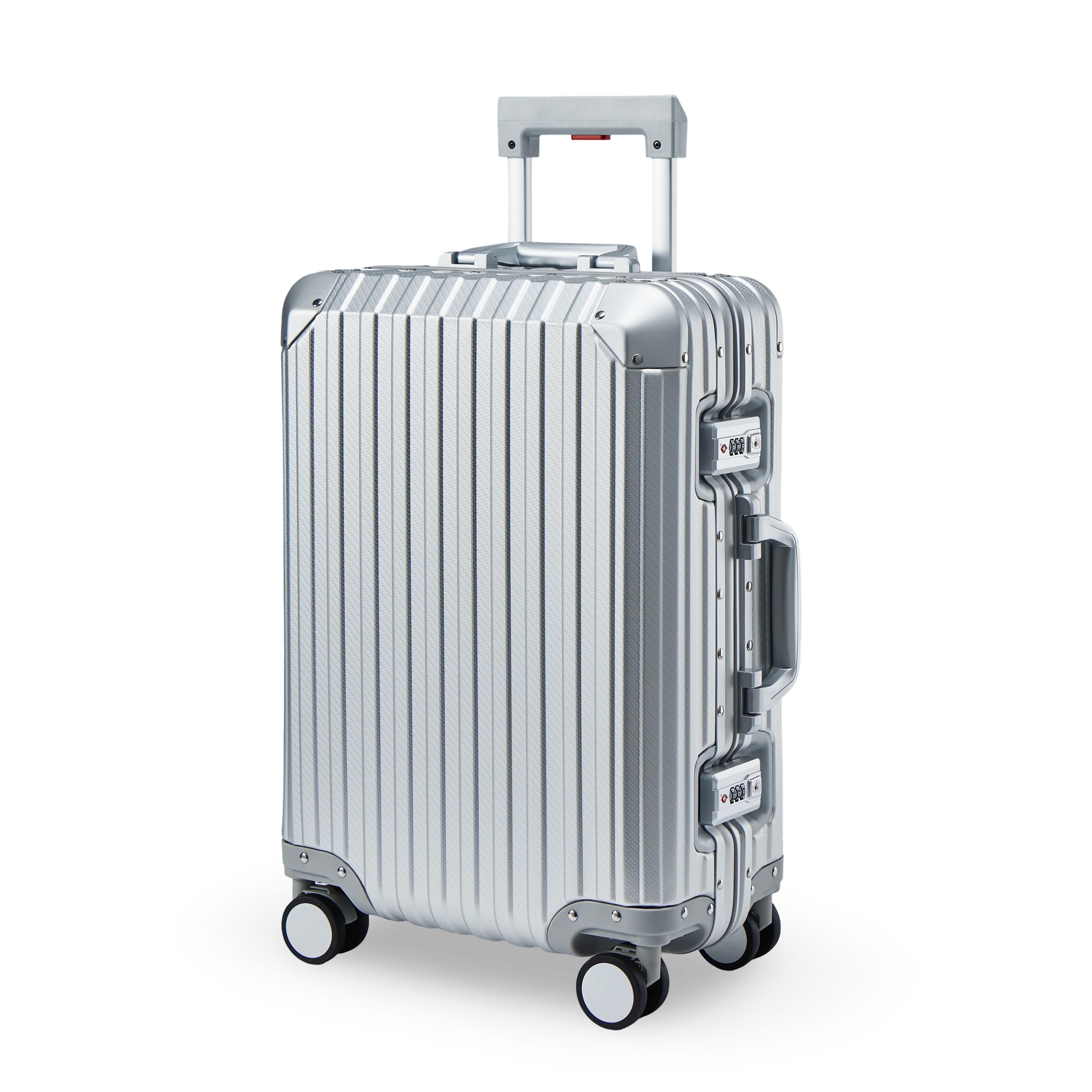 Rova Aluminum Suitcase Silver