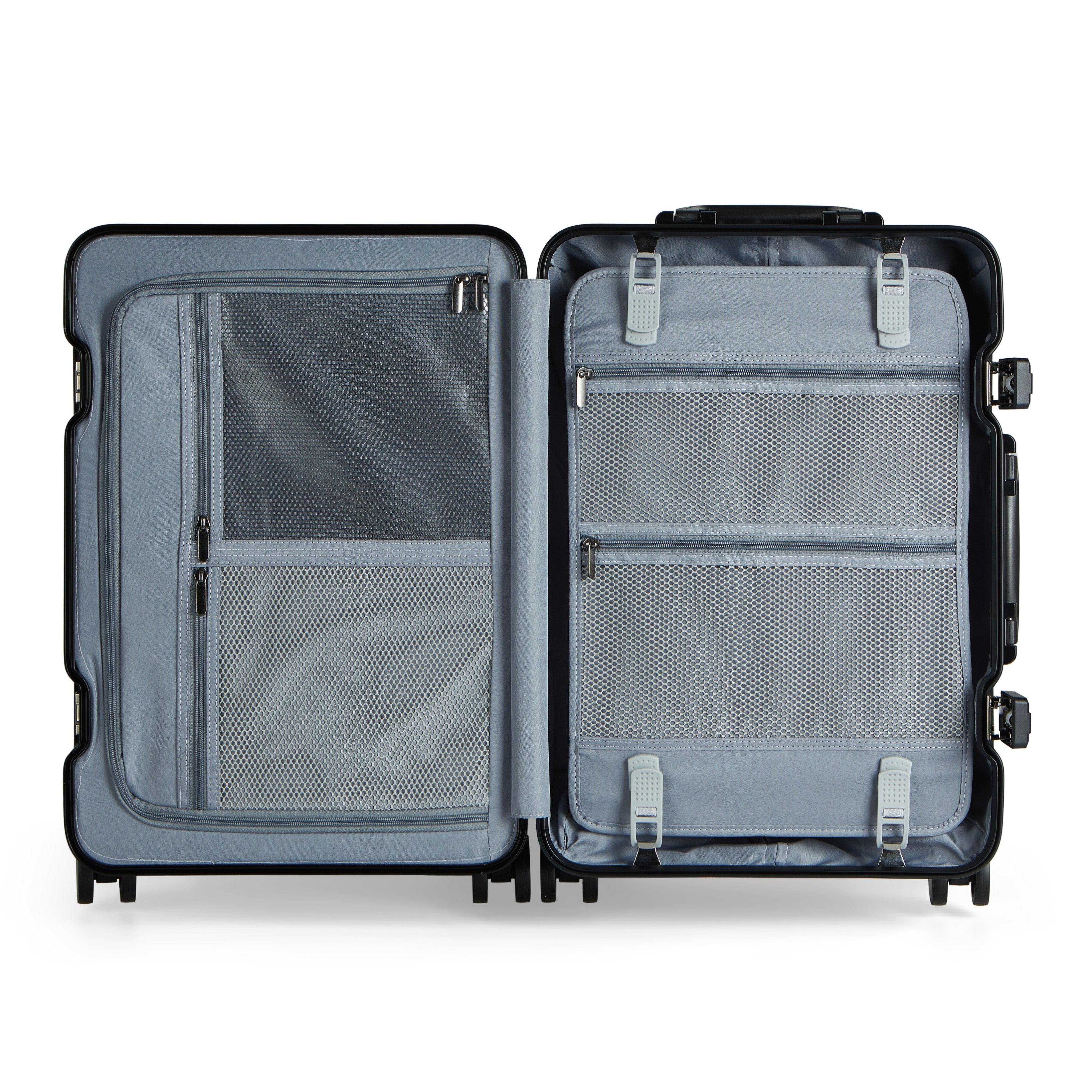 Rova Aluminum Suitcase Gunmetal