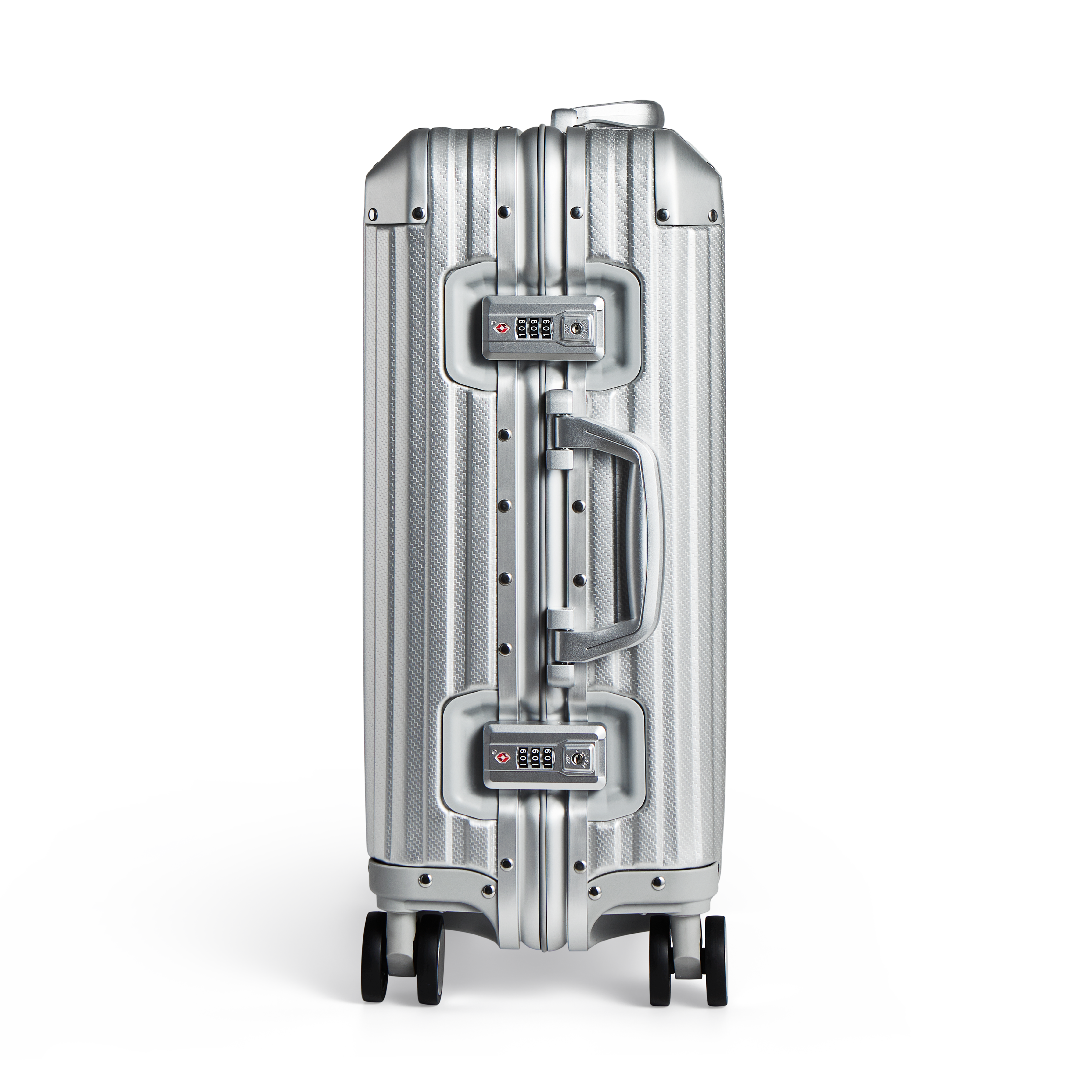 Rova Aluminum Suitcase Silver